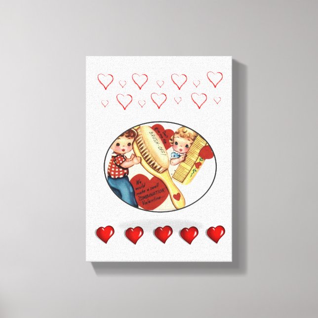 toile étirée Imprimer Saint-Valentin (Recto)