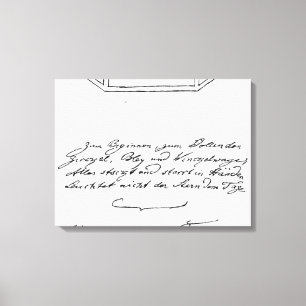 Toile Étoile brillante au-dessus de carré et boussole 