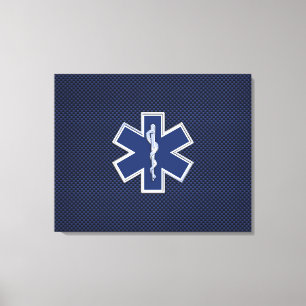 Toile Étoile de vie Services Médicales d'urgence paraméd