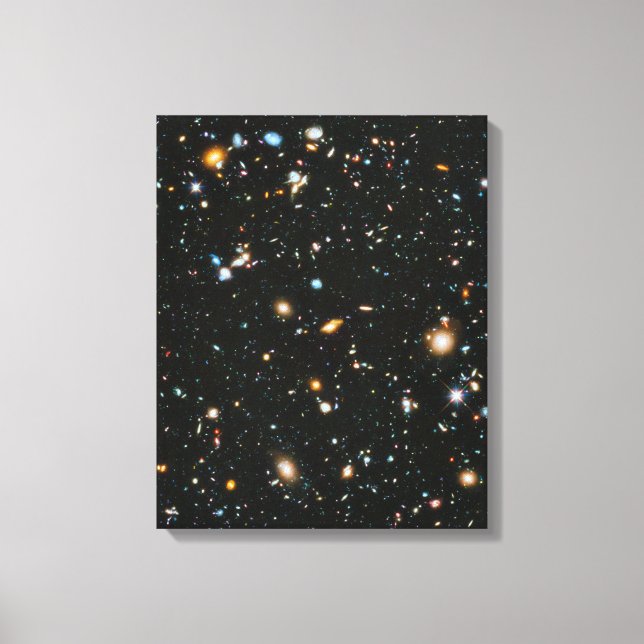 Toile Etoiles dans l'espace - Hubble Ultra Deep Field (Recto)