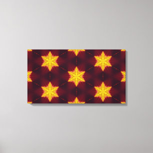 Toile Étoiles Dorées