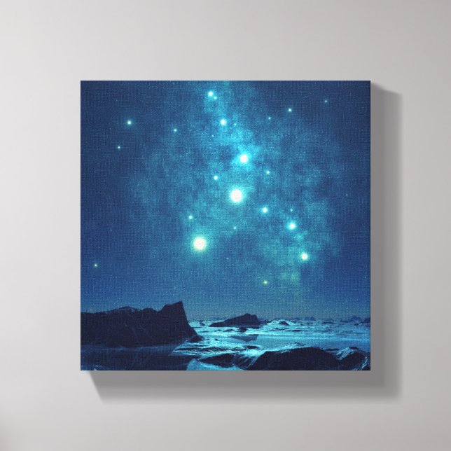 Toile Étoiles lumineuses (Recto)