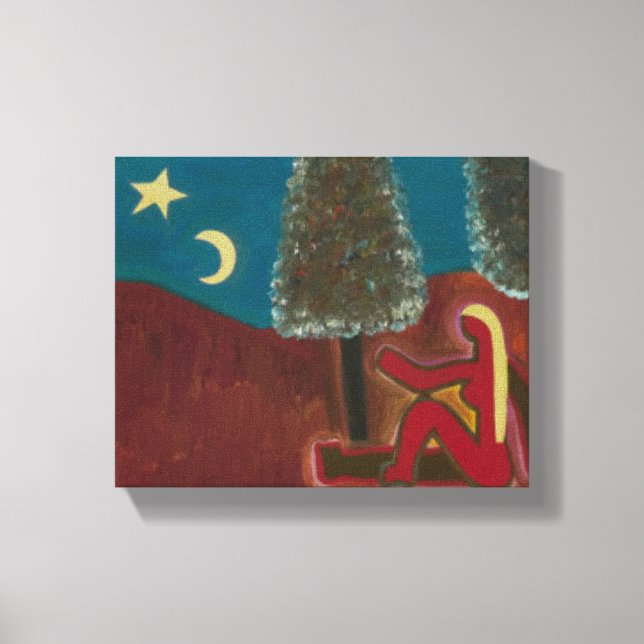 Toile Etre en Ecosse avec mes pensées 2009 (Recto)