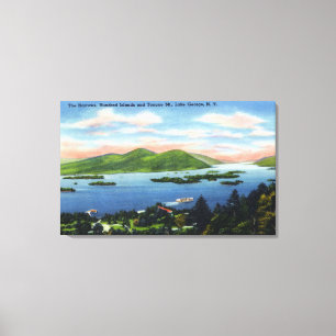 Toile Étroits, cent îles, Mountain View de langue