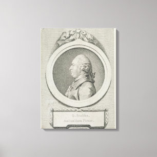 Toile Étude de portrait de George Stubbs (1724-1806)