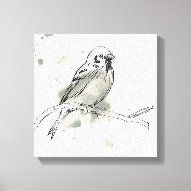Toile Étude des oiseaux de la nature (Recto)
