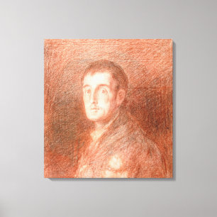 Toile Étude pour un portrait équestre