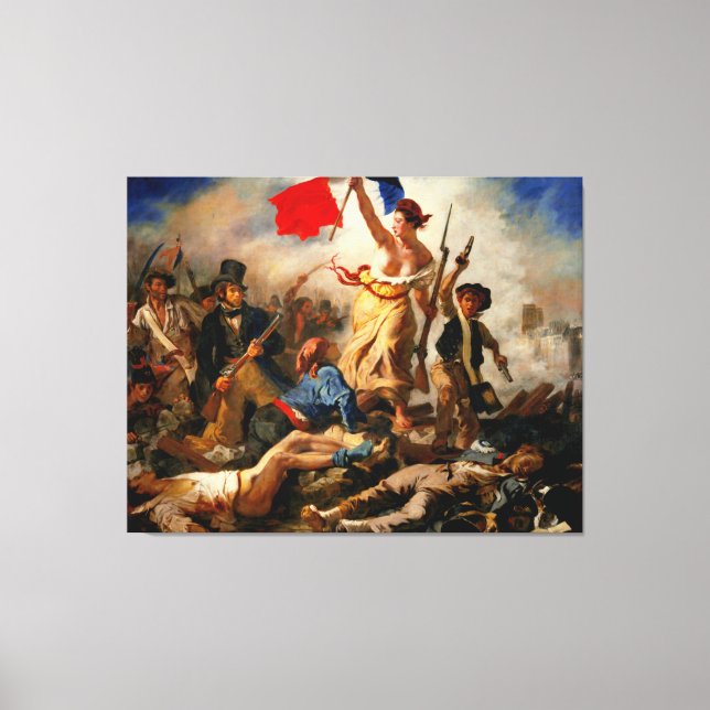 Toile EUGENE DELACROIX Liberty Leading the People 1830 - (Recto)