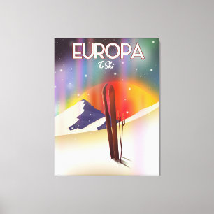 Toile Europa - Lune de Jupiter Art spatial.