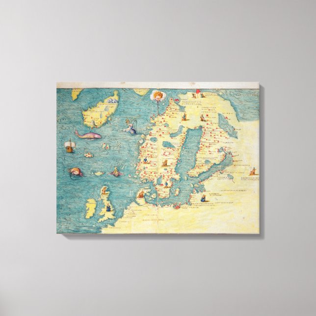 Toile Europe du Nord (Recto)