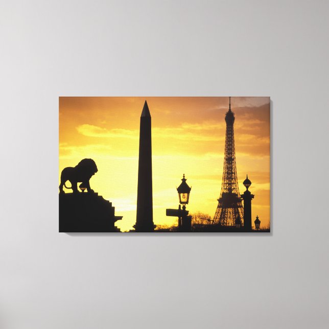 Toile Europe, France, Paris, Place de Concorde. (Recto)