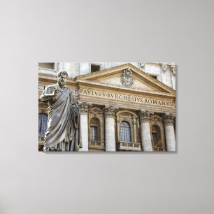 Toile Europe, Italie, Rome. Basilique Saint-Pierre (auss