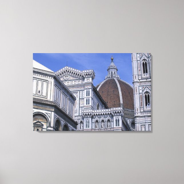 Toile Europe, Italie, Toscane, Florence. Piazza del 2 (Recto)
