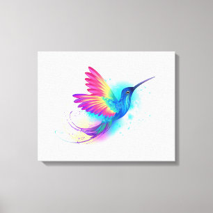 Toile Exotic Rainbow Hummingbird