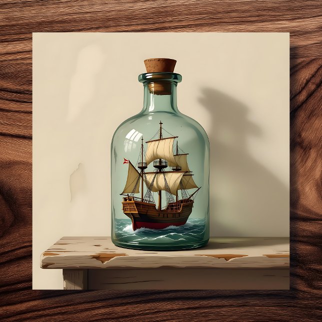 Toile Expédier dans une bouteille (Créateur téléchargé)
