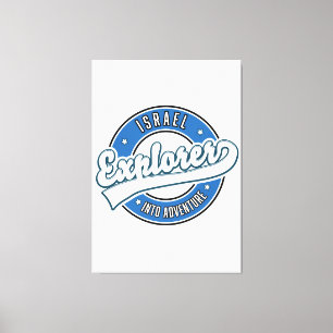 Toile explorateur israélien dans l'aventure