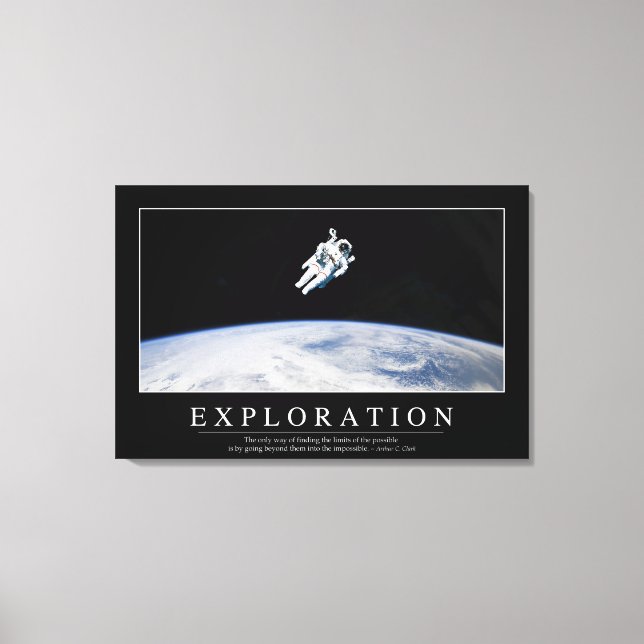 Toile Exploration : Citation Inspirationnelle 1 (Recto)