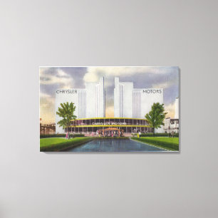 Toile Exposition de Chrysler Motors, 1934 World's Fair