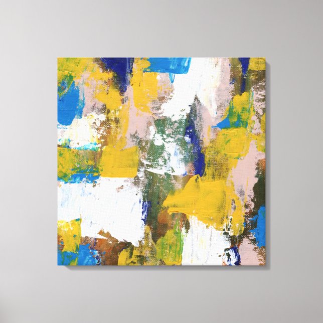 Toile Expression Abstraite #11 par Michael Moffa (Recto)