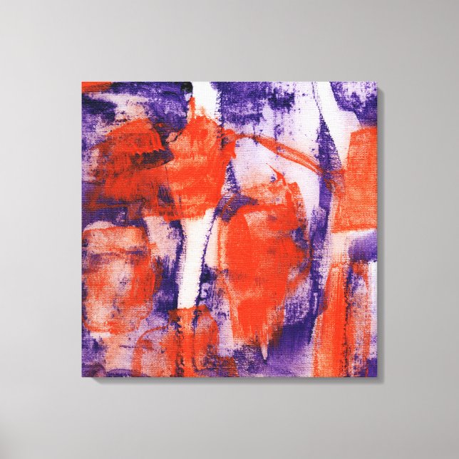 Toile Expression Abstraite #12 par Michael Moffa (Recto)