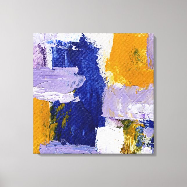 Toile Expression Abstraite #9 par Michael Moffa (Recto)