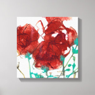 Toile Expression I de fleur