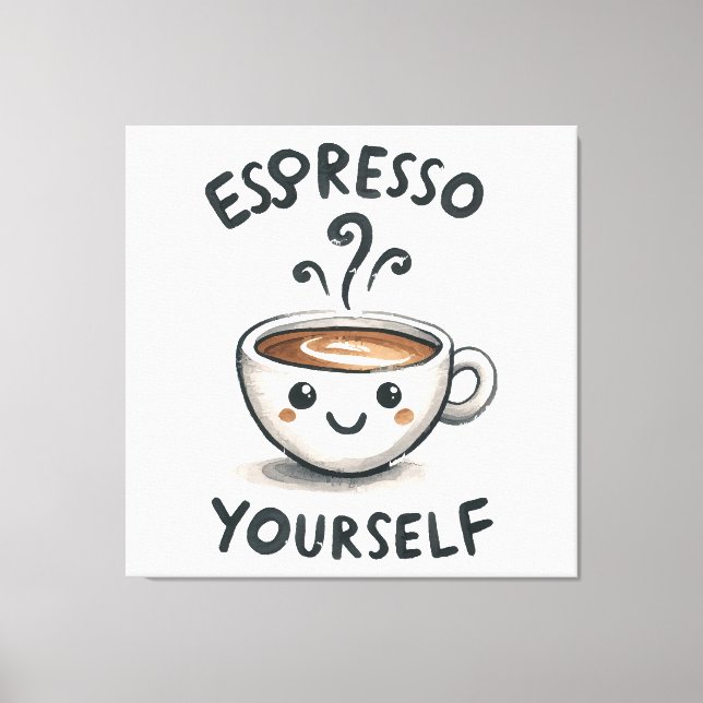 Toile Exprimez-vous café (Recto)