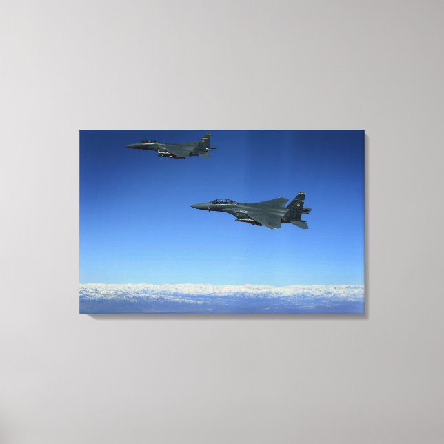 Toile F-15E de l'armée de l'air américaine attaque les a (Recto)