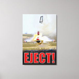 Toile F-16C COMBAT FALCON - EJECT! 24 x 36