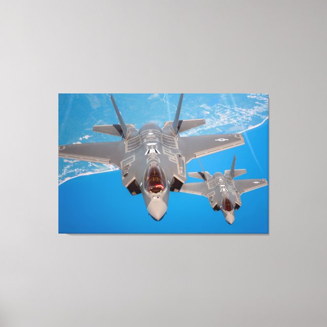 Toile F-35A ÉCLAIRAGE II 32x48 (Recto)