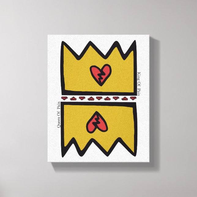 Toile F.I.O. “King & Queen Of Pain”  (Recto)