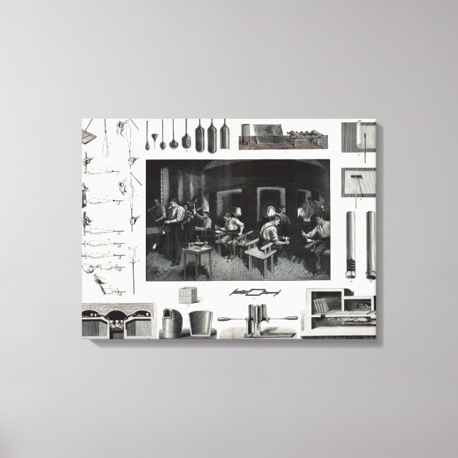 Toile Fabrication de verre (Recto)