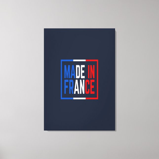 Toile Fabriqué En France Vin Art (Recto)