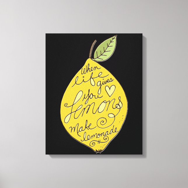 Toile Fabriquer du citron citron (Recto)