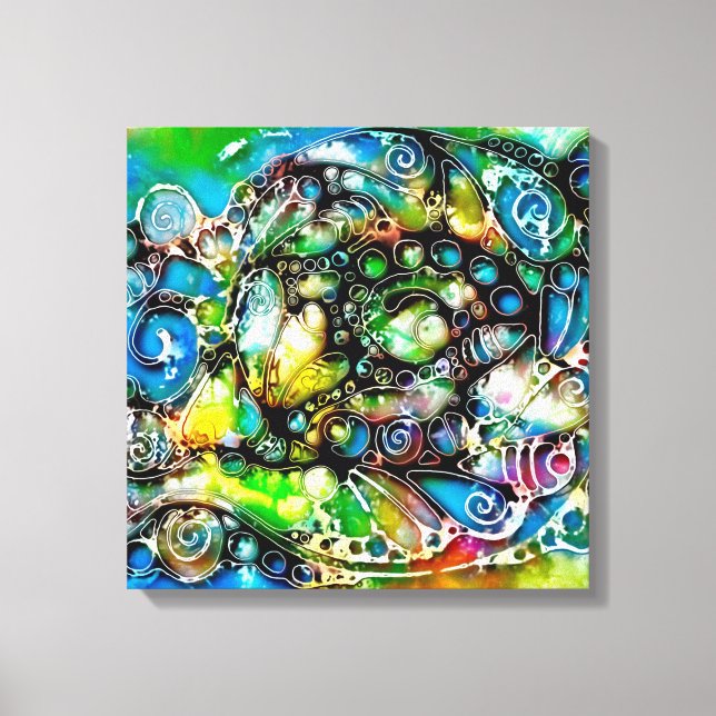 Toile Façons De Vivre - Art Neurographique 7 (Recto)