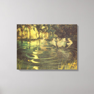 Toile Fairies Whirl par Arthur Black, Vintage Fairy Danc