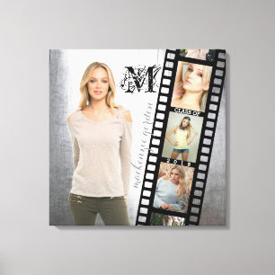 Toile Faites votre propre collection de portraits senior