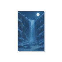 Falaise de cascade gelée