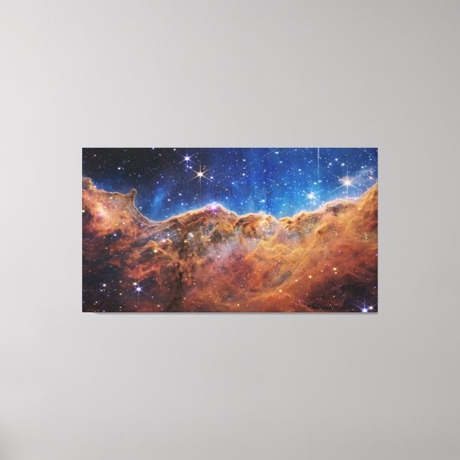 Toile Falaises cosmiques Carina Nebula Space Webb Telesc (Recto)