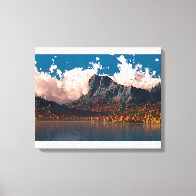 Toile Falaises d'automne (Triptych) (Recto)