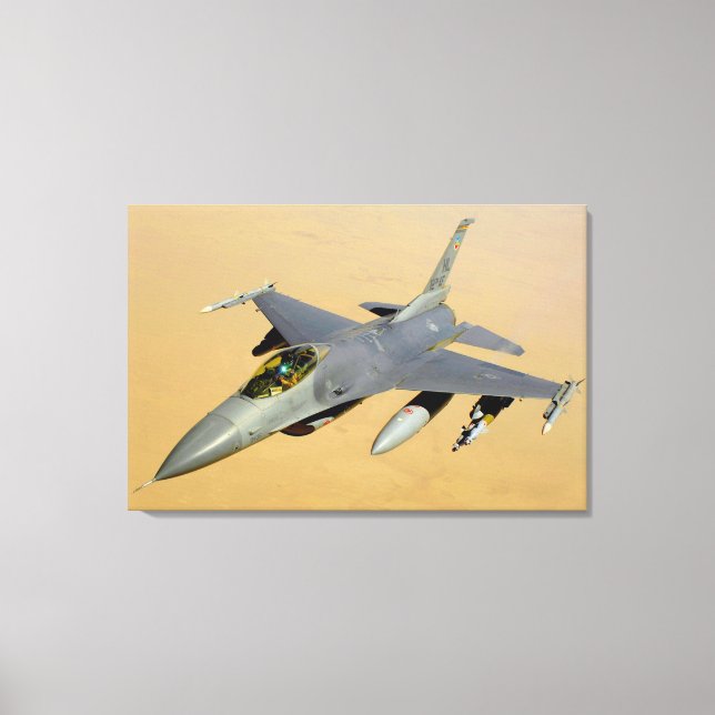 Toile FALCON DE COMBAT F-16C 24x36 (Recto)