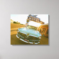 Fameux motel Blue Swallow sur la route 66