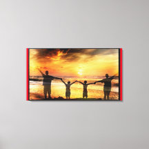 Famille Au Bord De La Plage