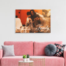 Famille de script moderne Nom de photo personnalis