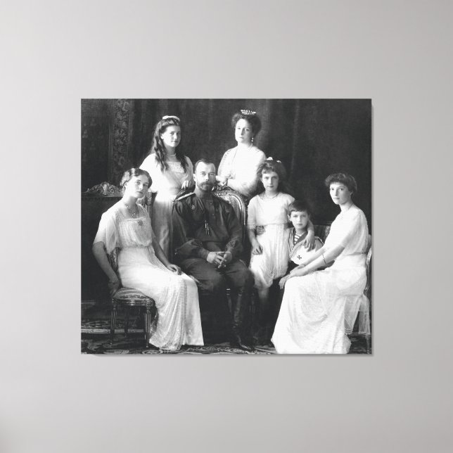 Toile Famille impériale russe, Maison de Romanov (1913) (Recto)