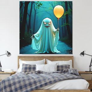 Toile Fantôme éffrayant avec Eerie Balloon