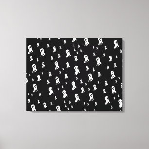 Toile Fantômes d'Halloween foncé