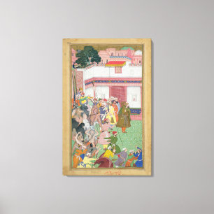 Toile Fatepur Sikiri, 1573 : Hasain Quli Khan-l Jahan