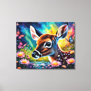 Toile Faune dans Meadow Pond