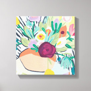 Toile Fauvist Floral II